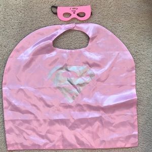 Costume: Super Girl cape and mask